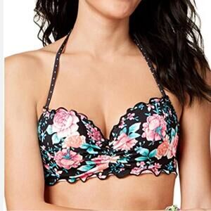 Sundazed Nixie Ruffle Bandeau Top and Mermaid Ruffle Bikini Bottom Set